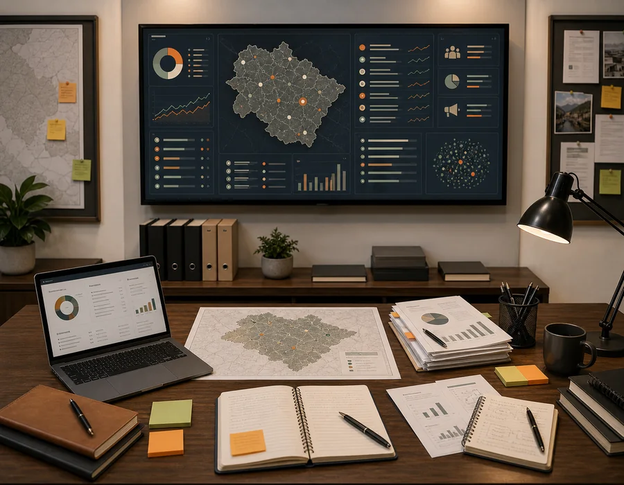 War-room reporting board